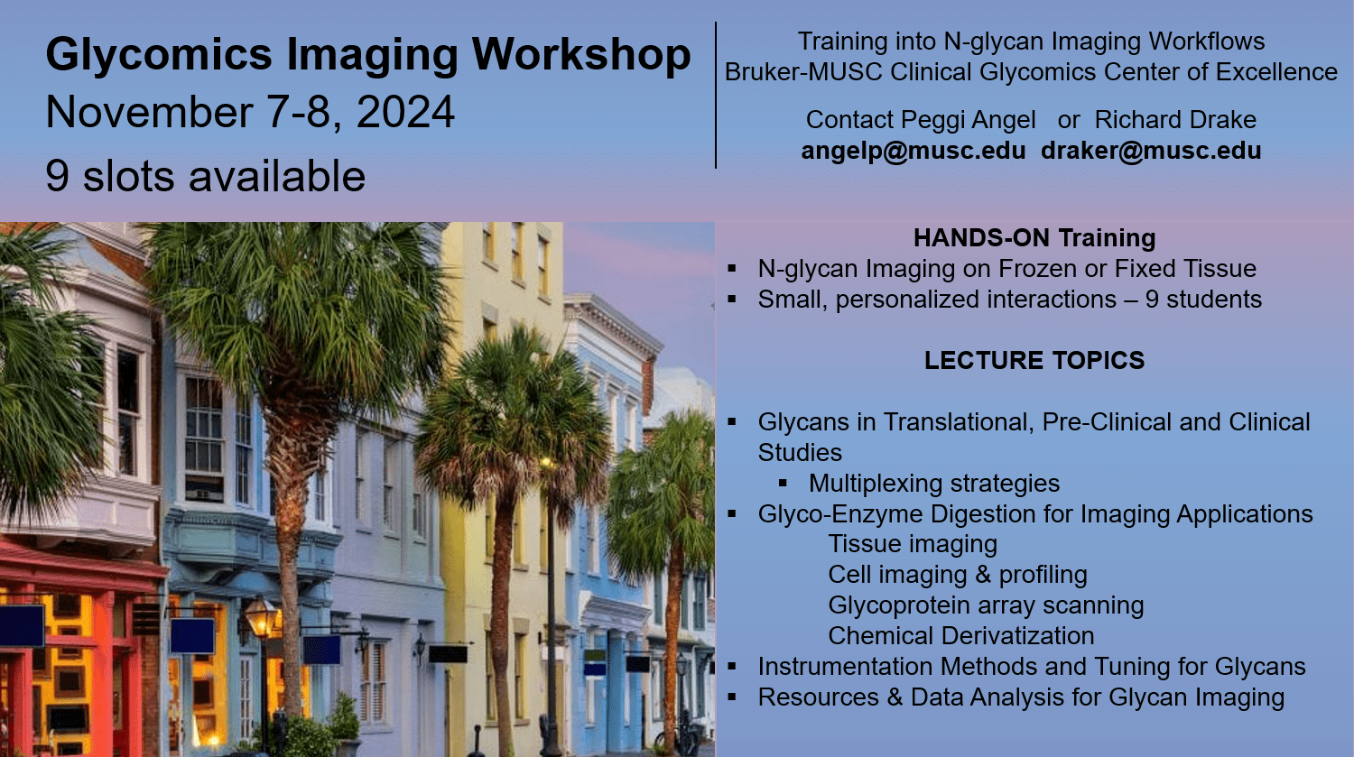 MUSC Glycomics Imaging Workshop